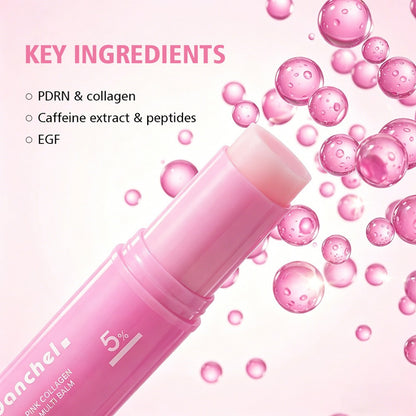 Moisturizing PDRN Pink Collagen Volume Multi Balm | All In One Volufiline, PDRN, NAD Stick for Youthful-Looking, Helping Look of Fine Lines, Firming Care, Anti-Aging Care | For Under-Eyes, Neck, Forehead, Smile Lines, Lip Care | Korean Skincare