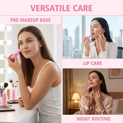 Moisturizing PDRN Pink Collagen Volume Multi Balm | All In One Volufiline, PDRN, NAD Stick for Youthful-Looking, Helping Look of Fine Lines, Firming Care, Anti-Aging Care | For Under-Eyes, Neck, Forehead, Smile Lines, Lip Care | Korean Skincare
